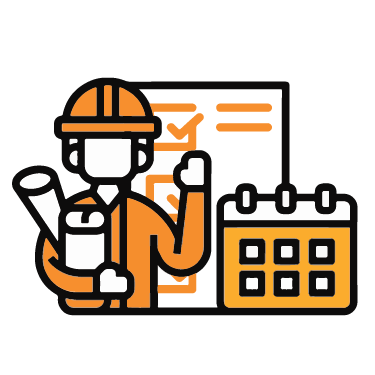 project management man icon